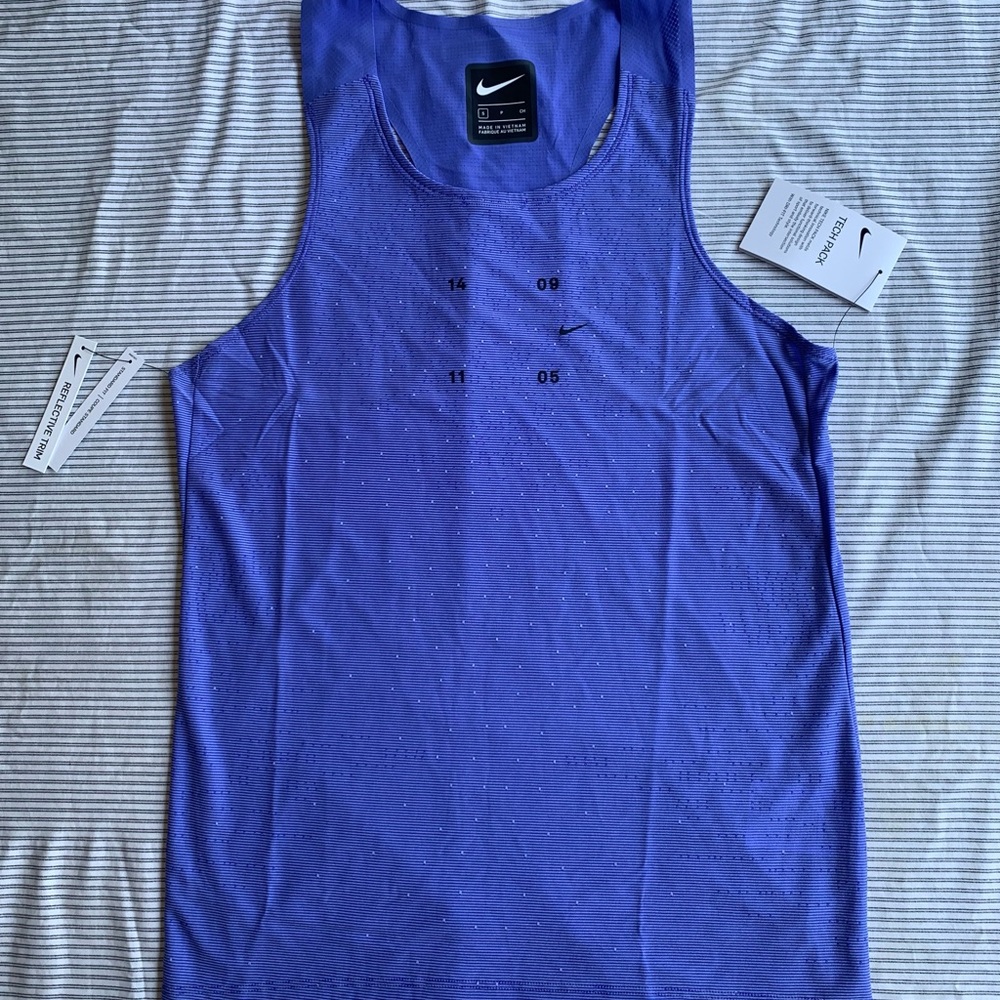 Nike Mens Tech Pack Running Racer Back Tank Top
